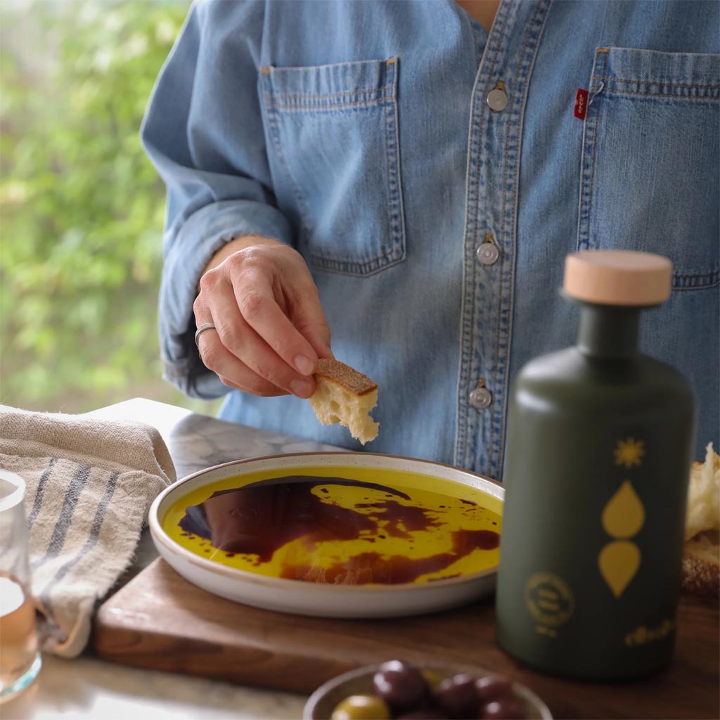 500ml Extra Virgin Greek Olive Oil - Green | Elle Olive