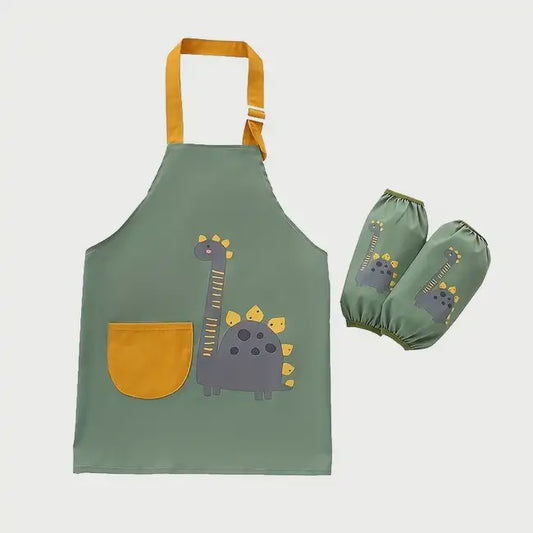 Kids Waterproof Apron | Dinosaur