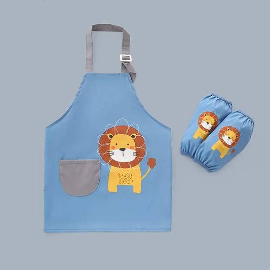 Kids Waterproof Apron | Lion