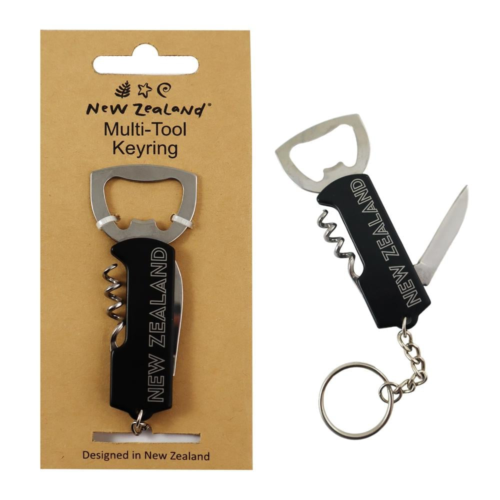 NZ Multi-Tool 4 in 1 Keyring 9cm