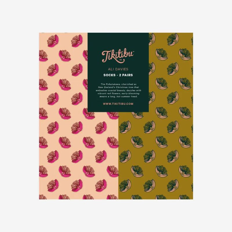 Ali Davies | Pohutukawa Socks - Boxed Set