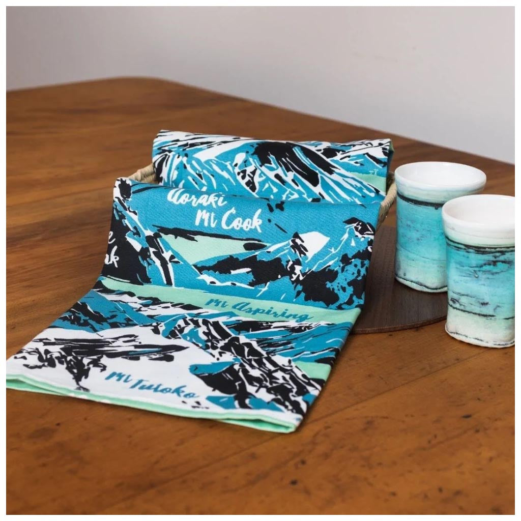 Ali Davies | Tea Towel – Mountains