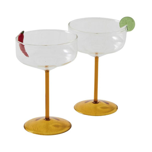 Kip & Co  | Amigo Margarita Glass 2P Set