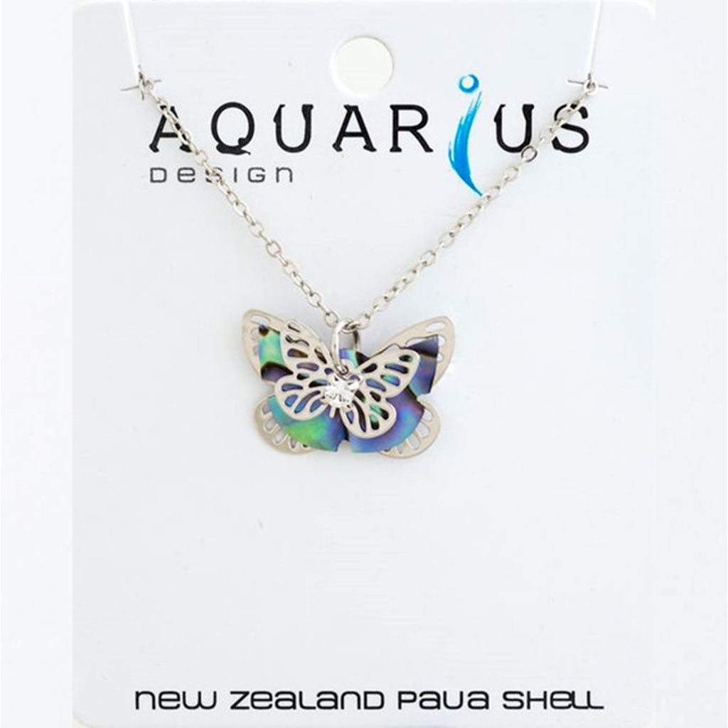 Aquarius Multi Butterfly Pendant