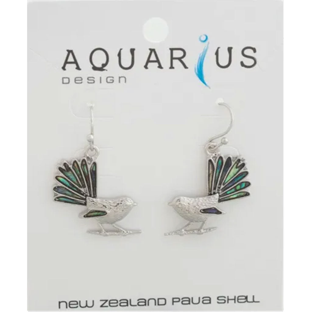 Aquarius Paua Fantail Earrings