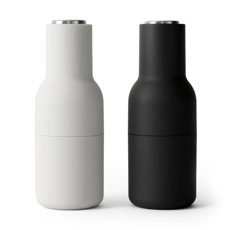 Audo CPH Bottle Grinder - Ash / Carbon w. Steel Lid, 2 Pack