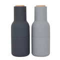 Elegant Audo Bottle Grinders in Barley shade, featuring a ceramic mill for efficient spice grinding and easy maintenance.