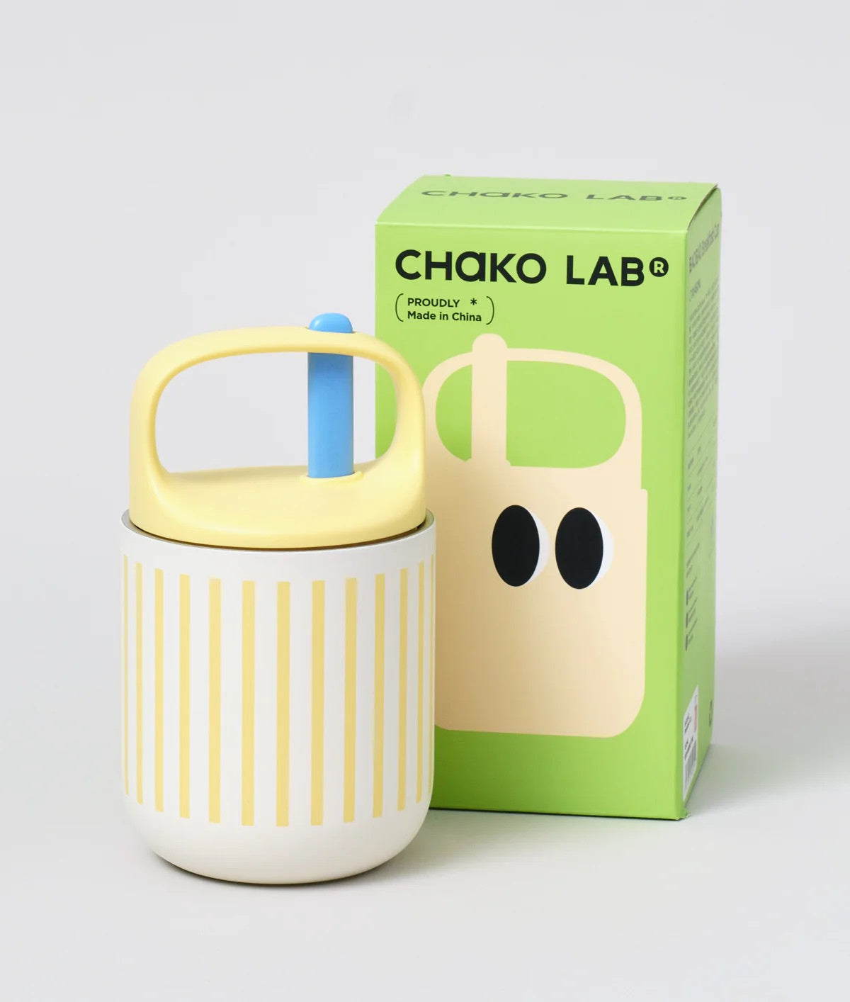 Chako Lab | Bao Bao Cup 450ml - White/Yellow