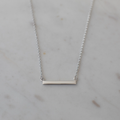 SOPHIE | Bar Necklace - Silver