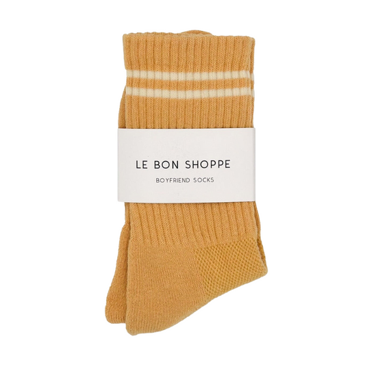 Le Bon Shoppe Boyfriend Socks Butter 1 PR