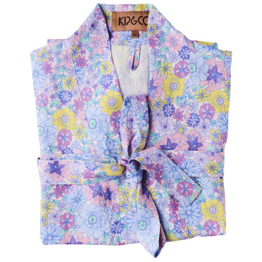 Kip & Co  | Bunch Of Fun Linen Robe L/XL