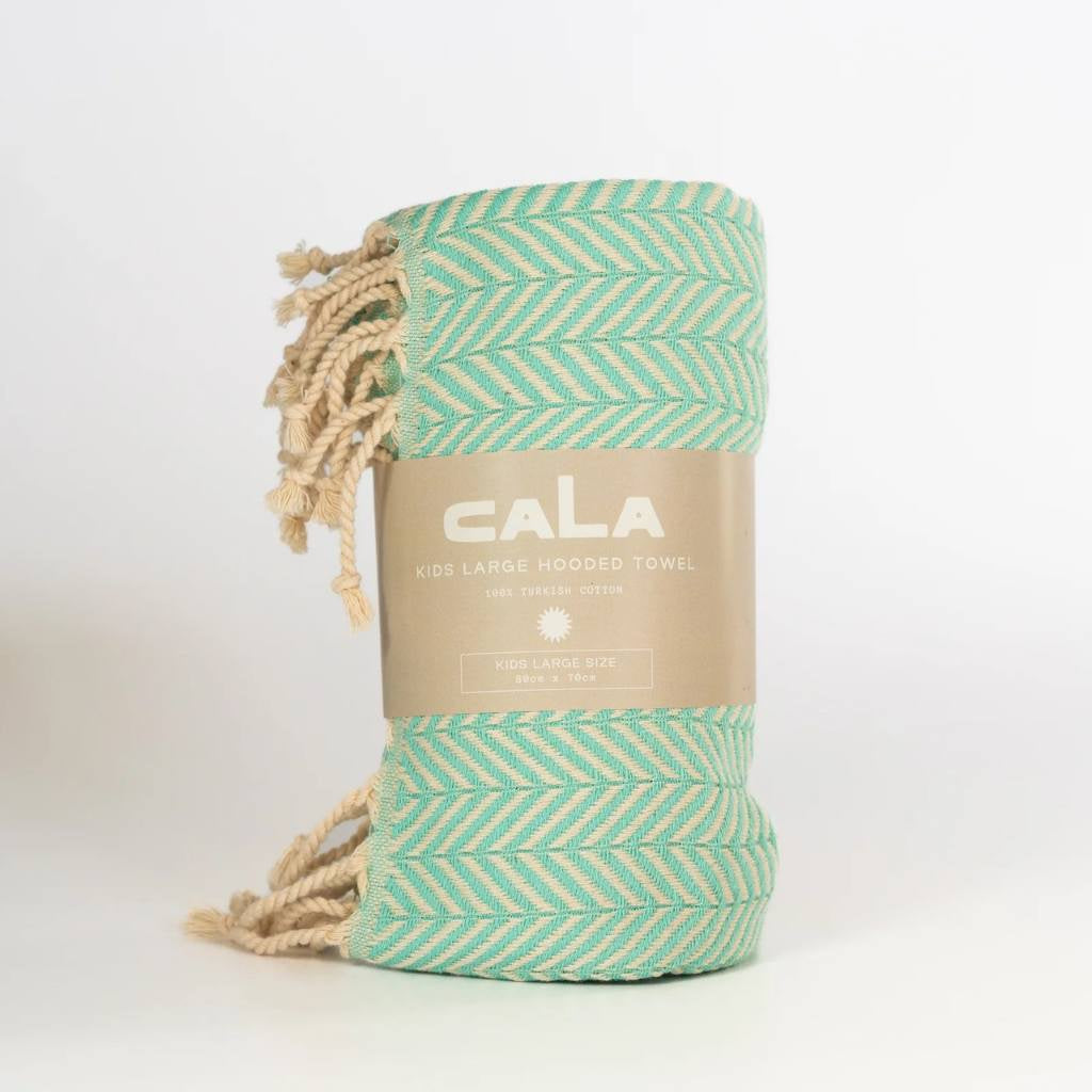 Cala Beach Essentials | Kids Large Poncho - Mint