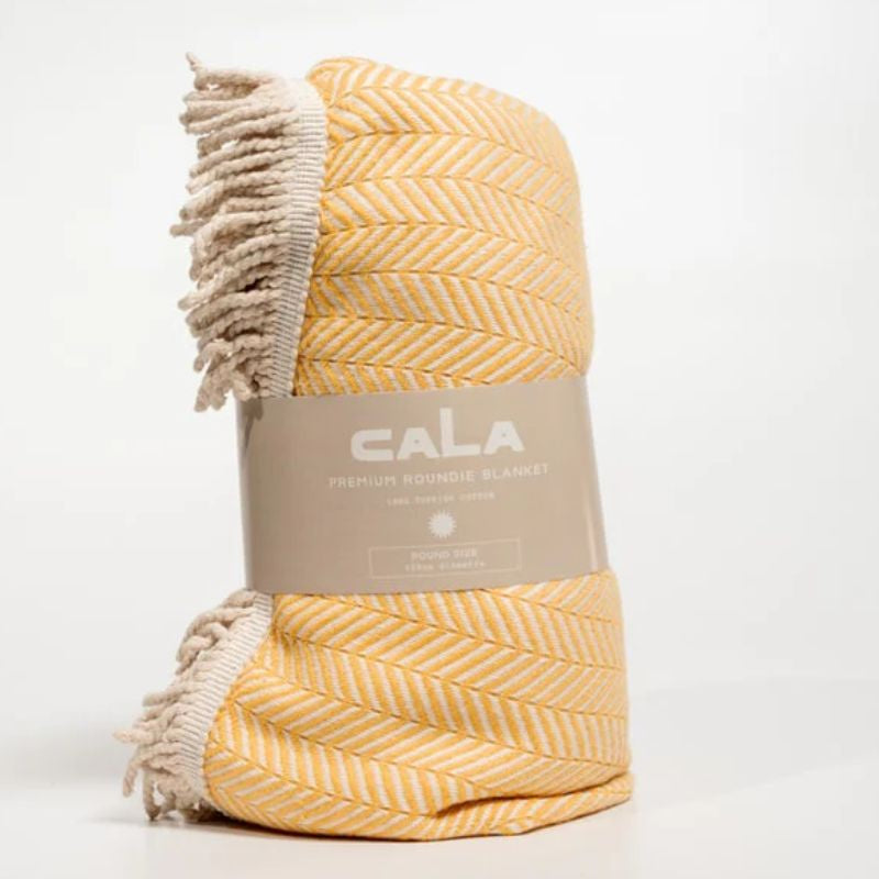 Cala Beach Essentials Roundie Mustard