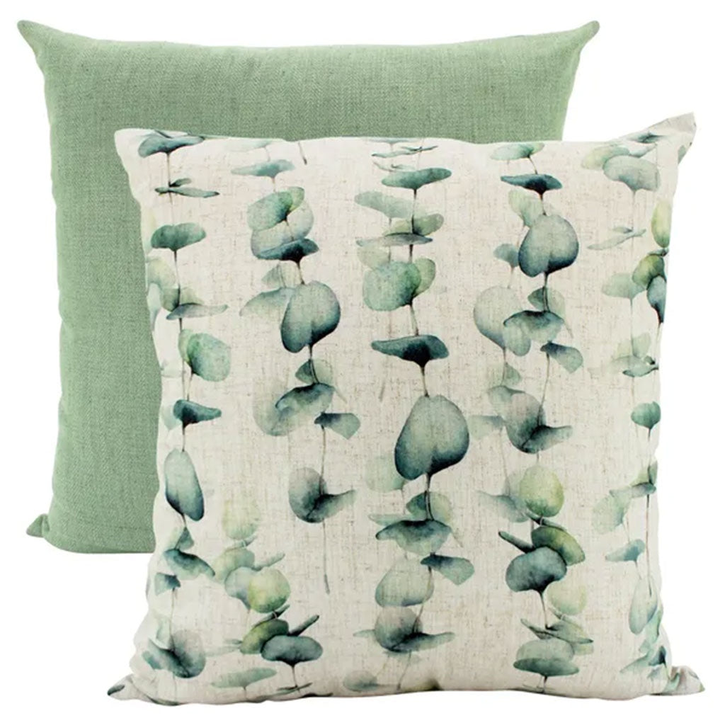 Capulet Cascading Leaves Linen Cushion 50x50cm