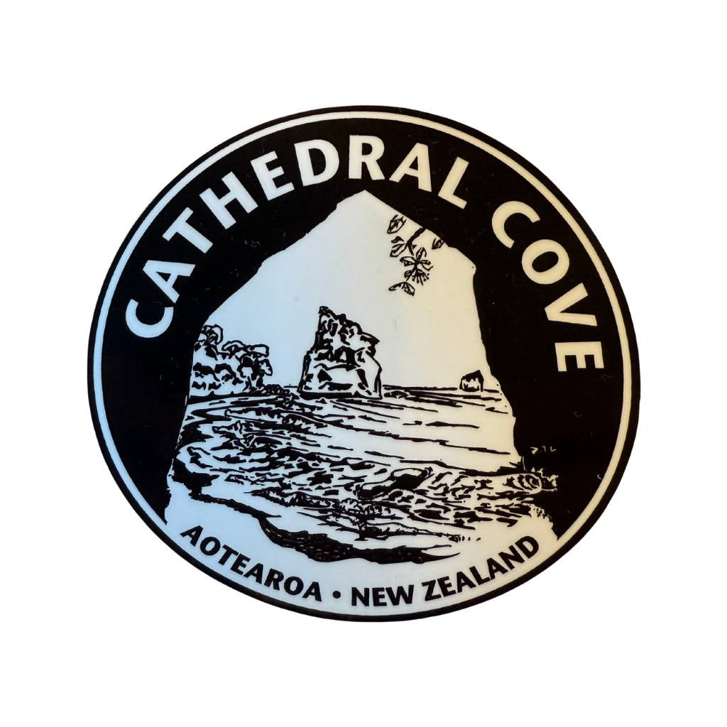 Cathedral Cove Sticker