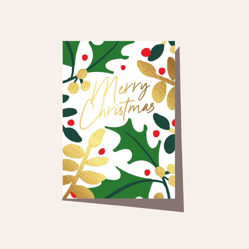 Elm Paper | Card - Christmas Holly