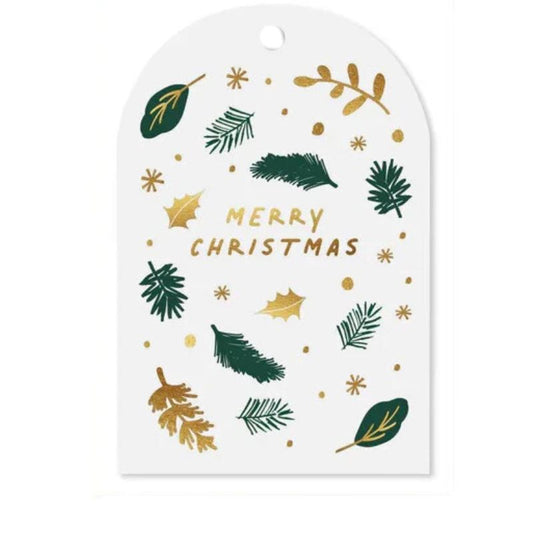 Elm Paper | Tag - Christmas Greenery Gift Tag