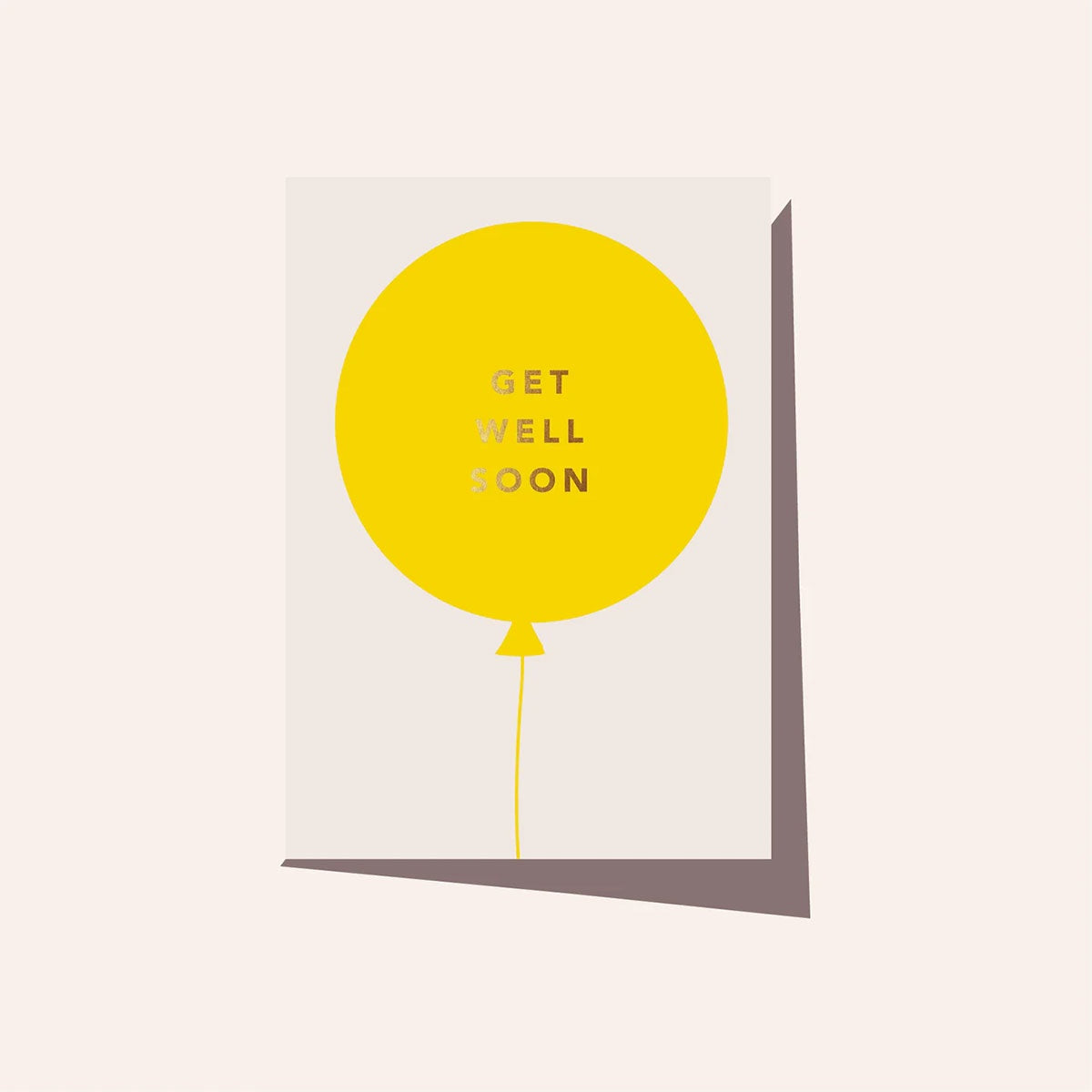 Elm Paper Card Get Well Balloon