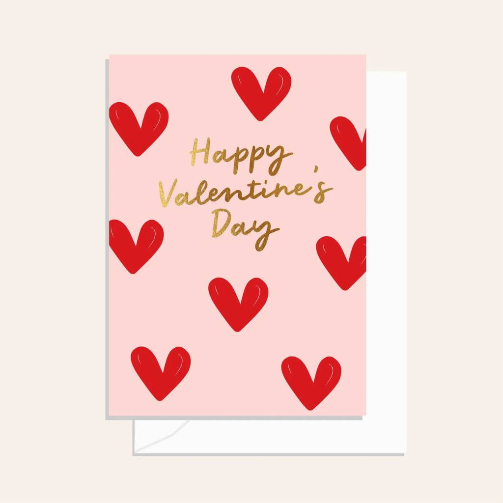 Elm Paper | Card -  Valentine's Red Hearts
