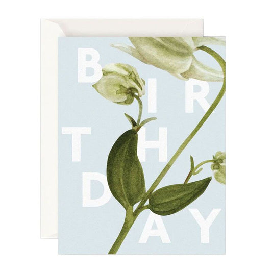 Father Rabbit | Card - Floral Birthday