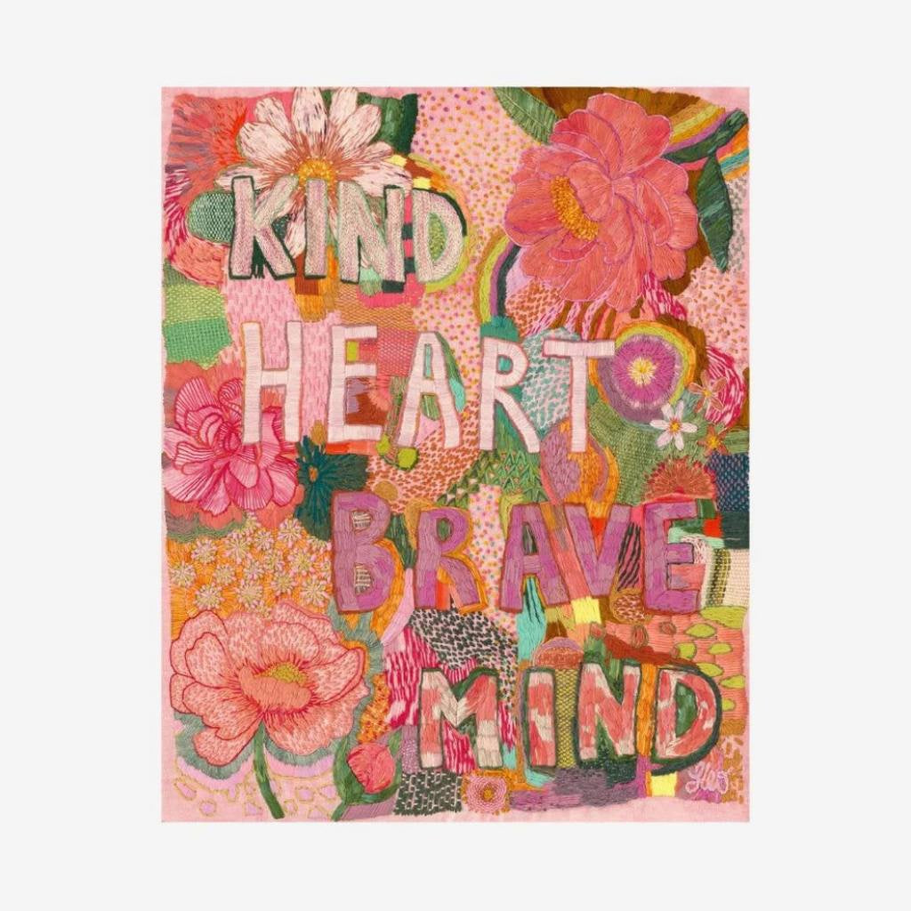 Fleur Woods | Kind Heart Fine Art Print A4