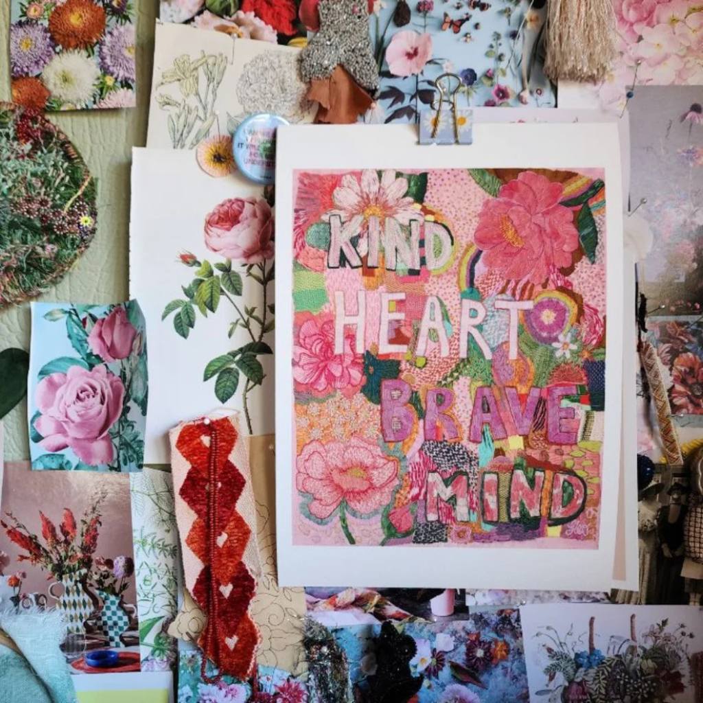 Fleur Woods | Kind Heart Fine Art Print A4
