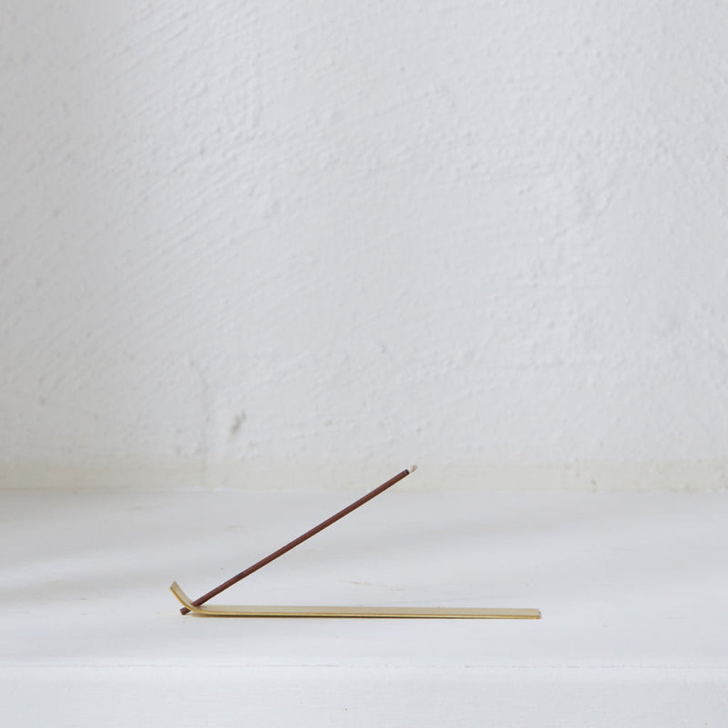 Gentle Habits Gold Incense Holder by Kirsty Lief