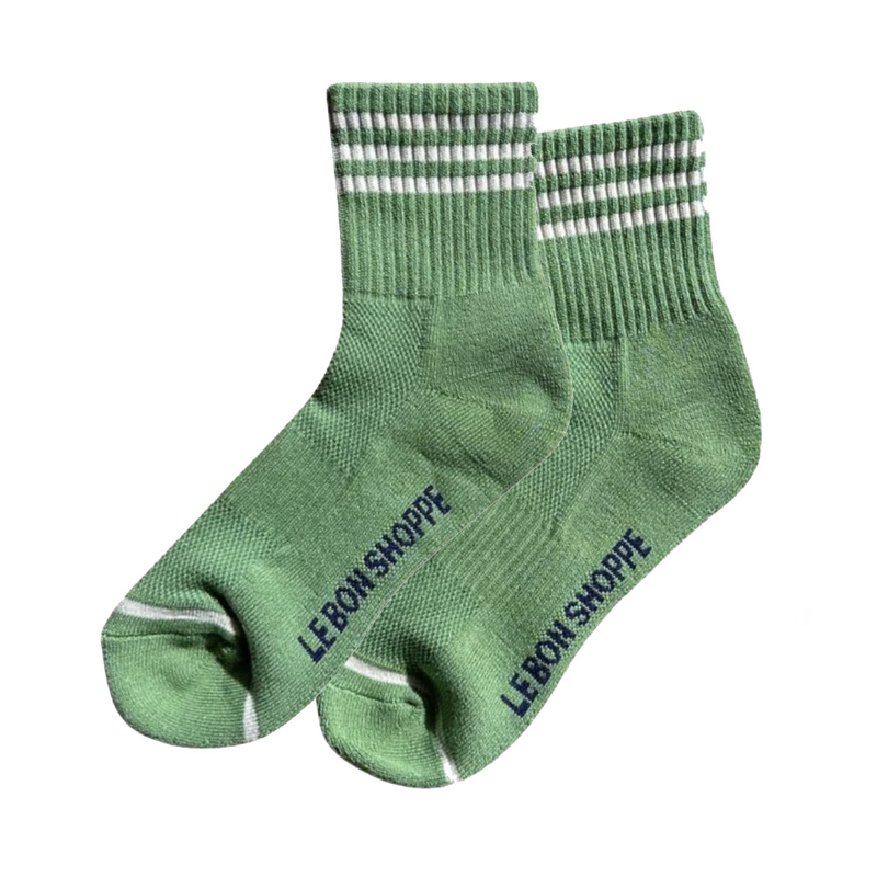 Le Bon Shoppe | Girlfriend Socks-Avocado