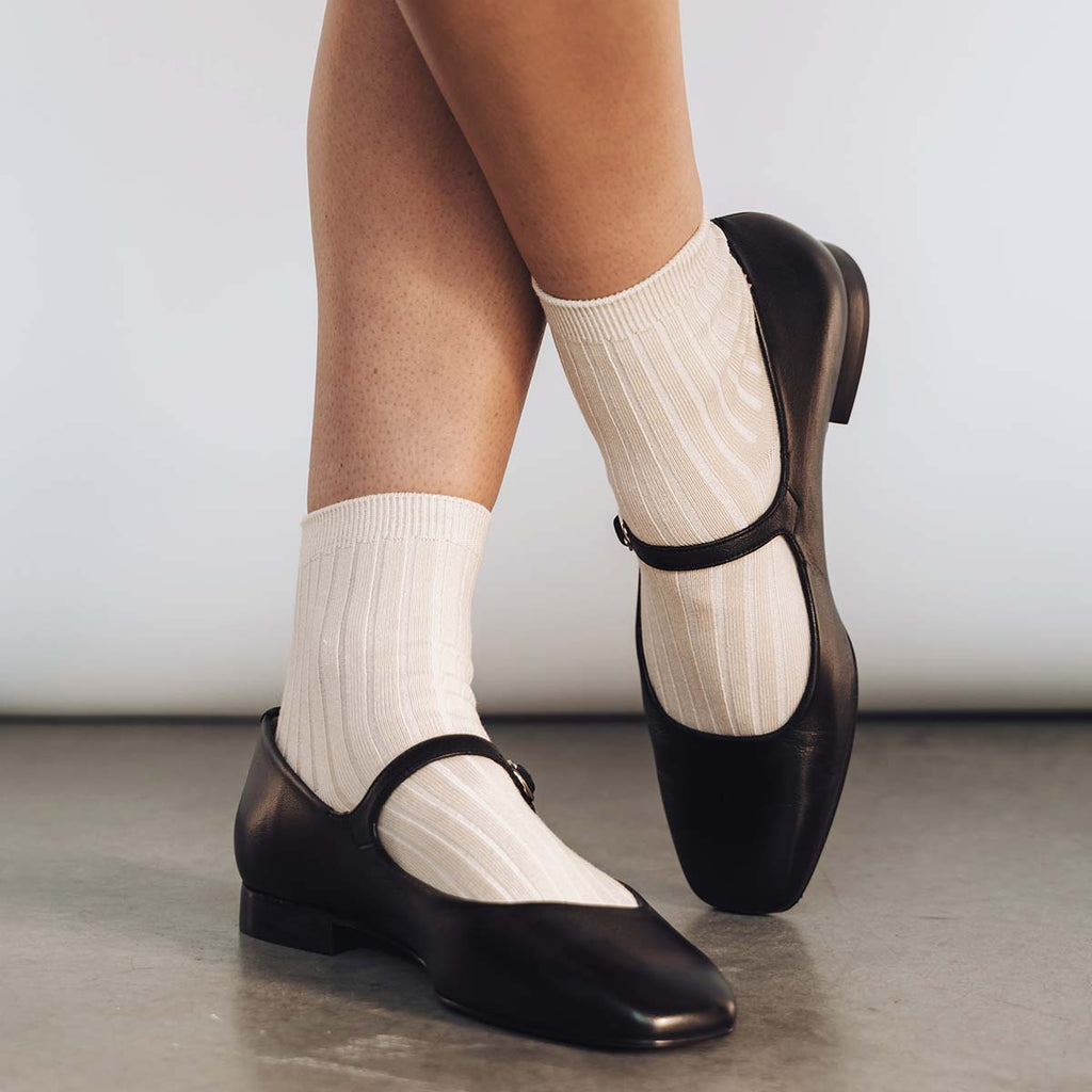 Le Bon Shoppe Her Socks Mc Cotton Porcelain 2PR