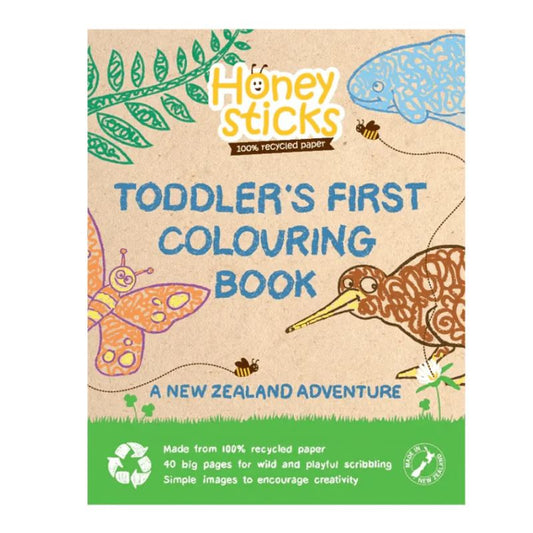 Honeysticks Toddlers First Colouring Book - Kiwi Adventure