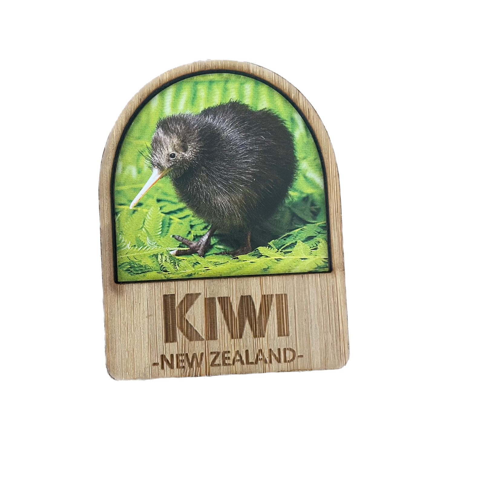 Pikitia Bamboo Magnet - Kiwi NZ