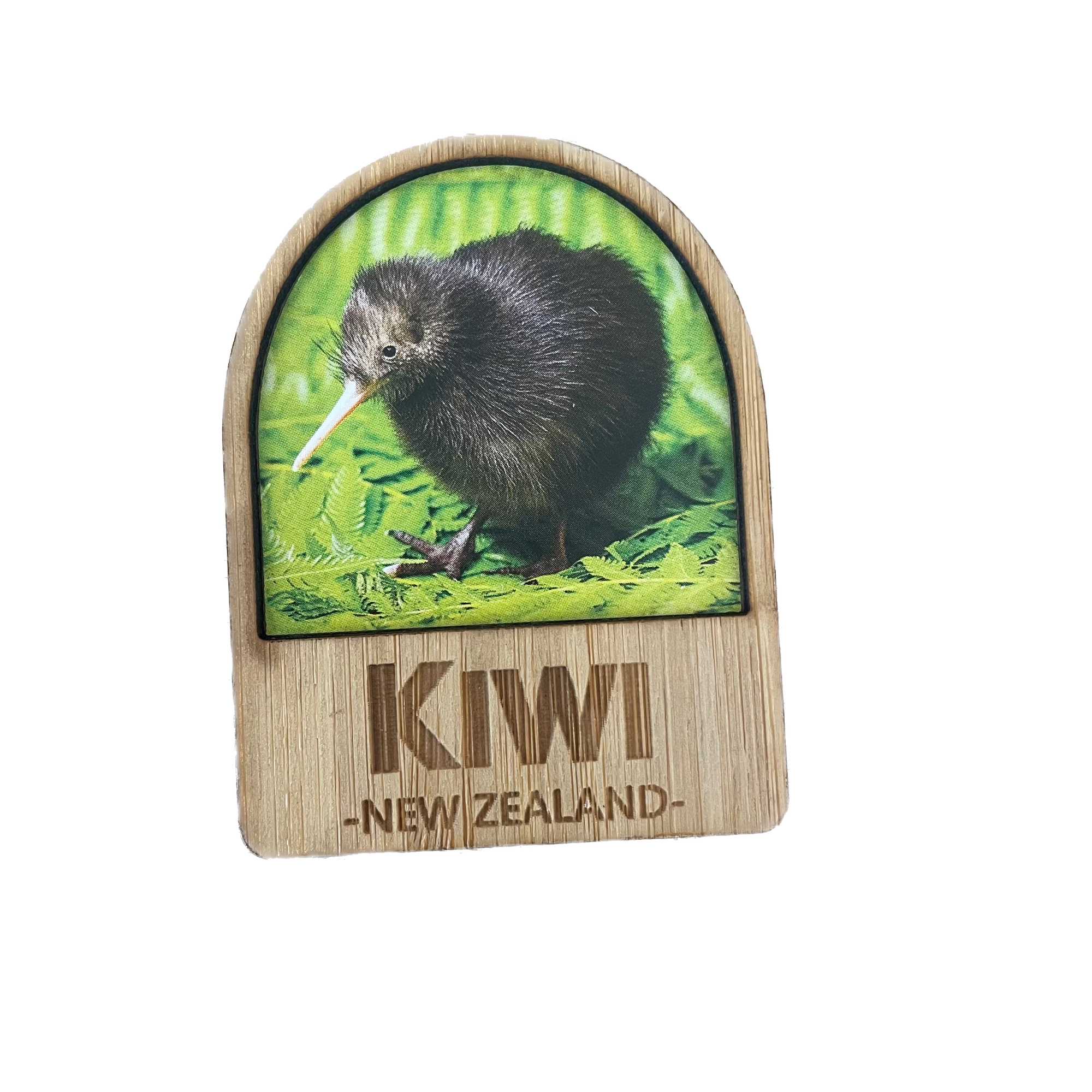 Pikitia Bamboo Magnet - Kiwi NZ