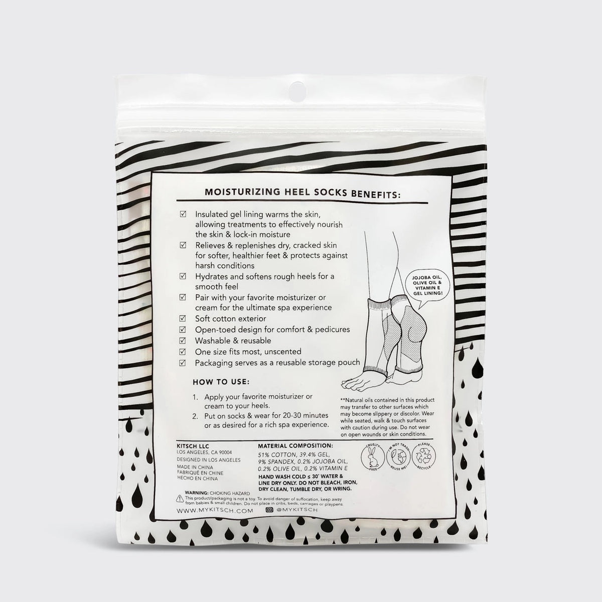 KITSCH | Moisturizing Heel Socks