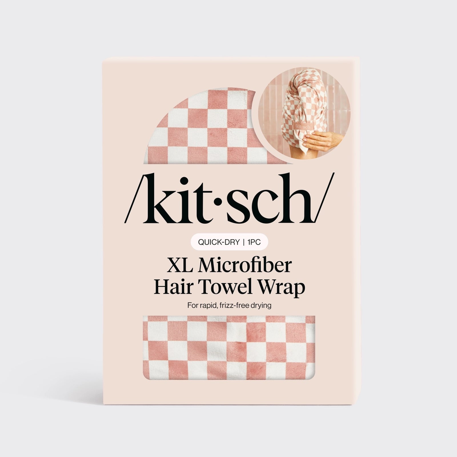 KITSCH | Quick Dry Hair Towel - Ivory