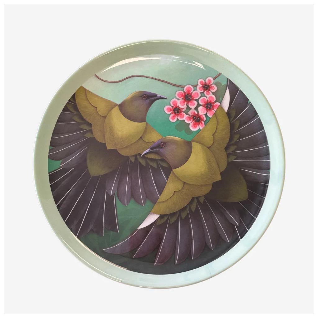 Kathryn Furniss | Melamine Tray - Korimako and the Manuka Necklace