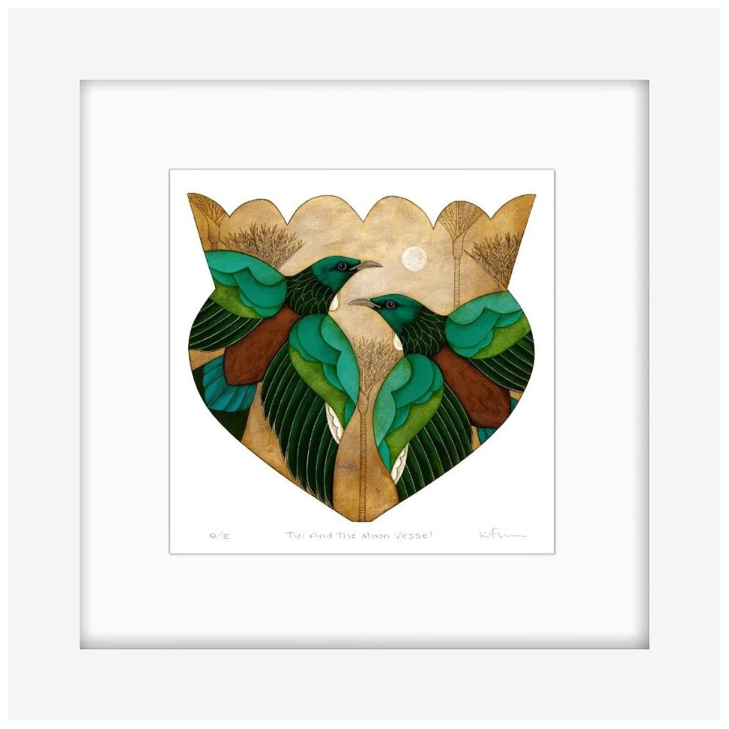 Kathryn Furniss | Print - Tui And The Moon Vessel - Matted Mini
