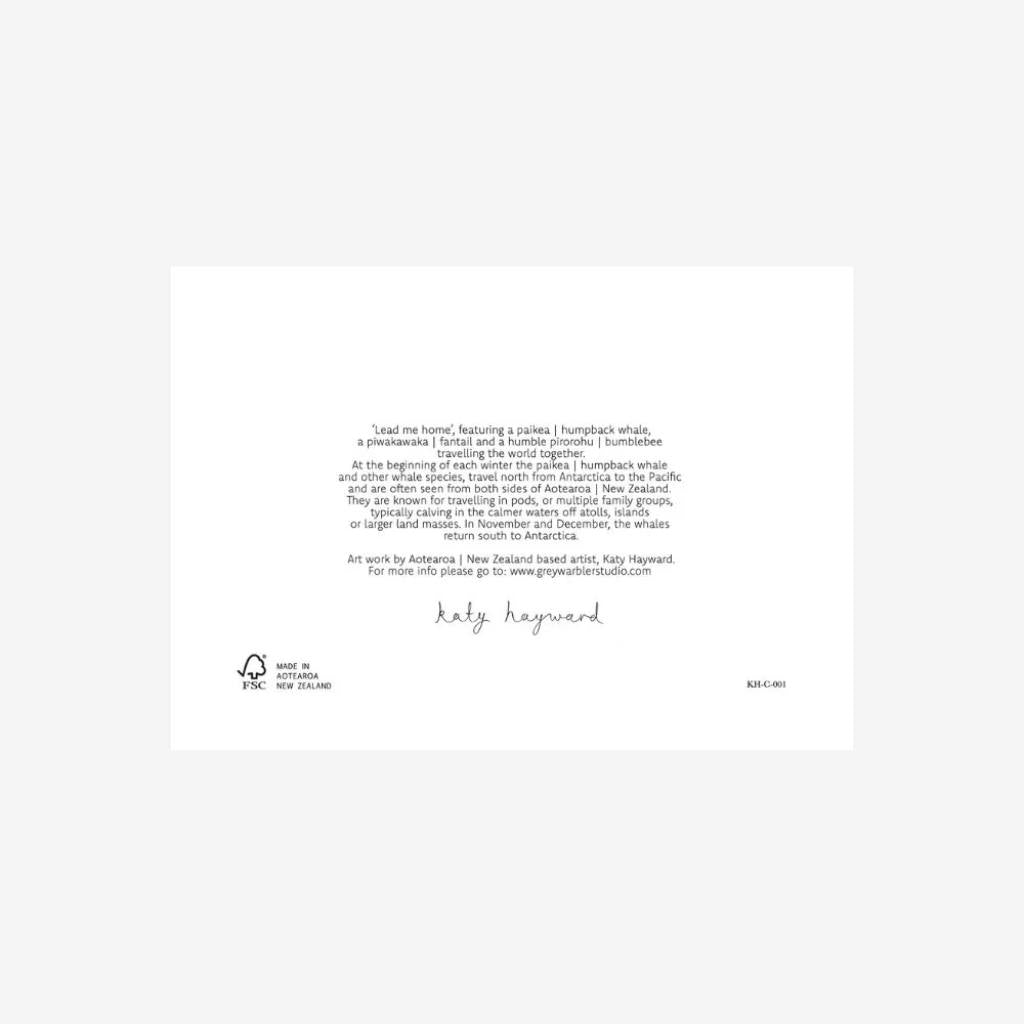 Katy Hayward | Cards - Lead Me Home - Whale