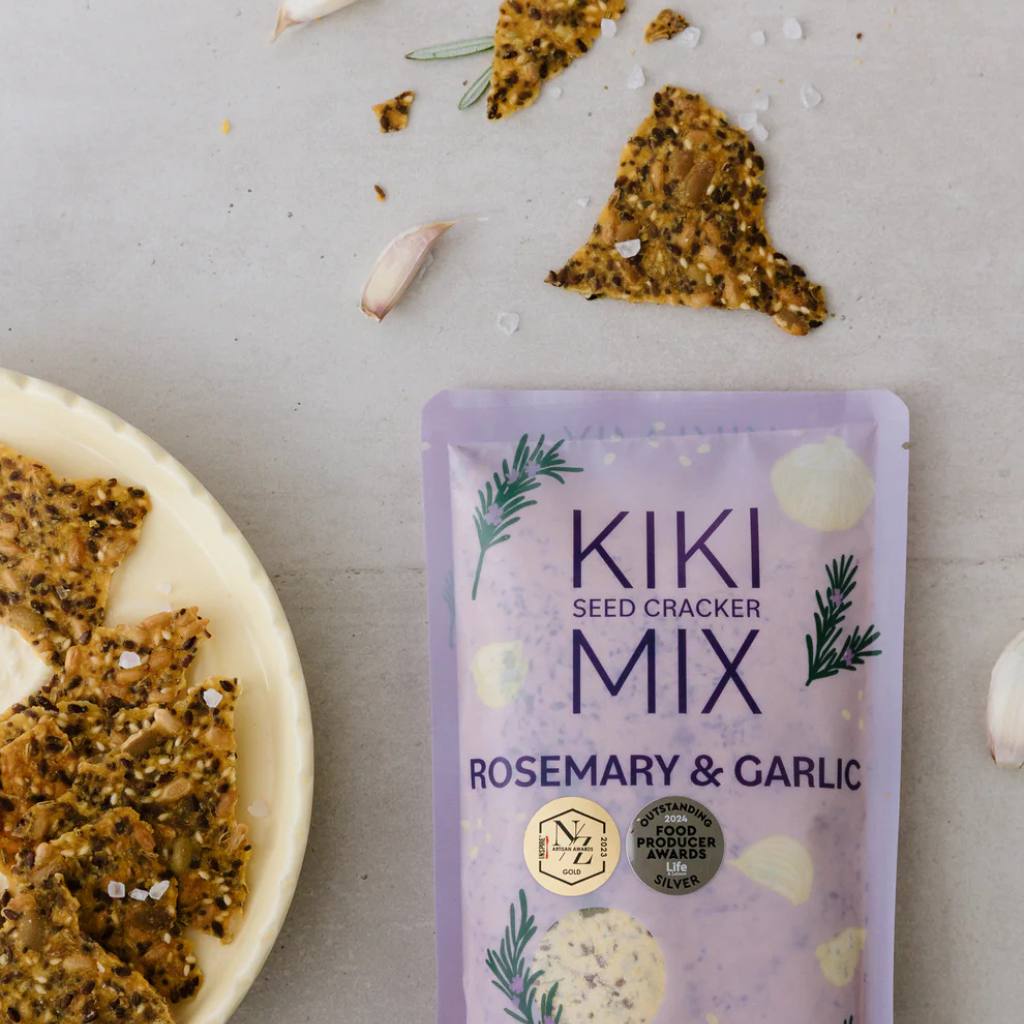 Kiki Seed Cracker Mixes Rosemary & Garlic