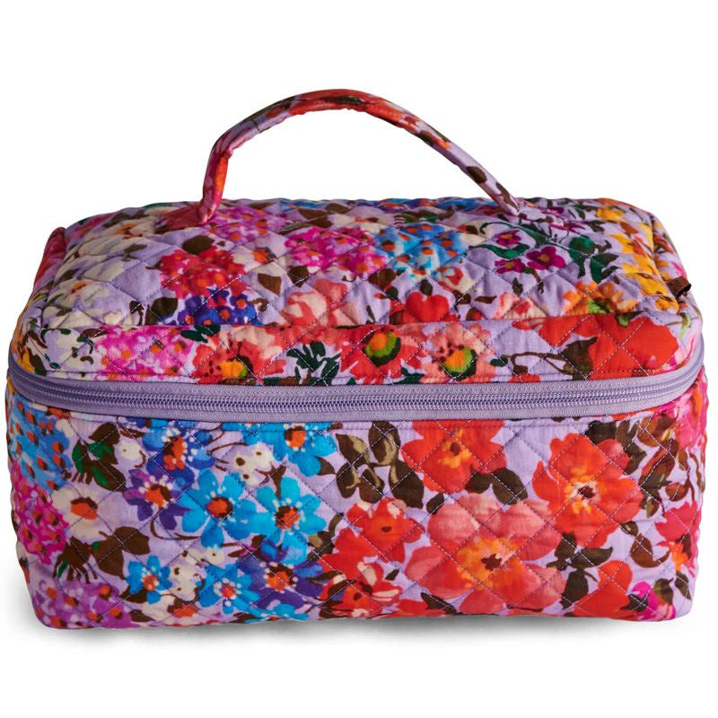 Kip & Co | Forever Floral Lilac Quilted Cotton Toiletry Case