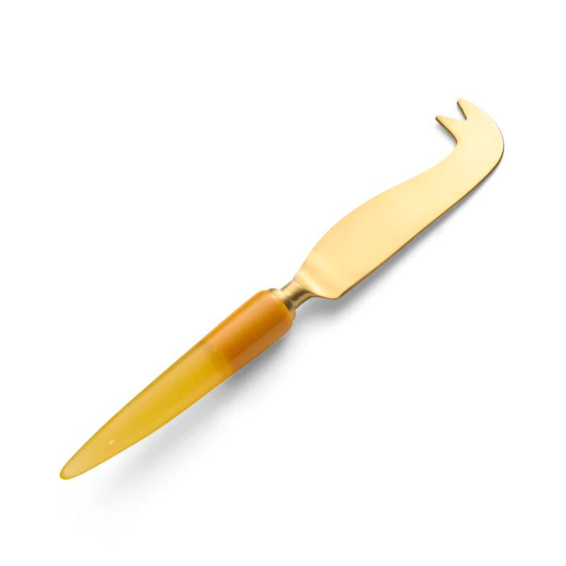 Enhance your cheese platters with Kip & Co's Lemon Zest Knife, available at Cove. This knife is not only stylish but also durable, making it a perfect addition to your kitchenware collection. Its vibrant design adds a pop of color to your table setting while ensuring functionality and ease of use.