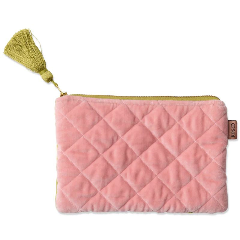 Kip & Co | Tuscan Sunset Velvet Cosmetics Purse