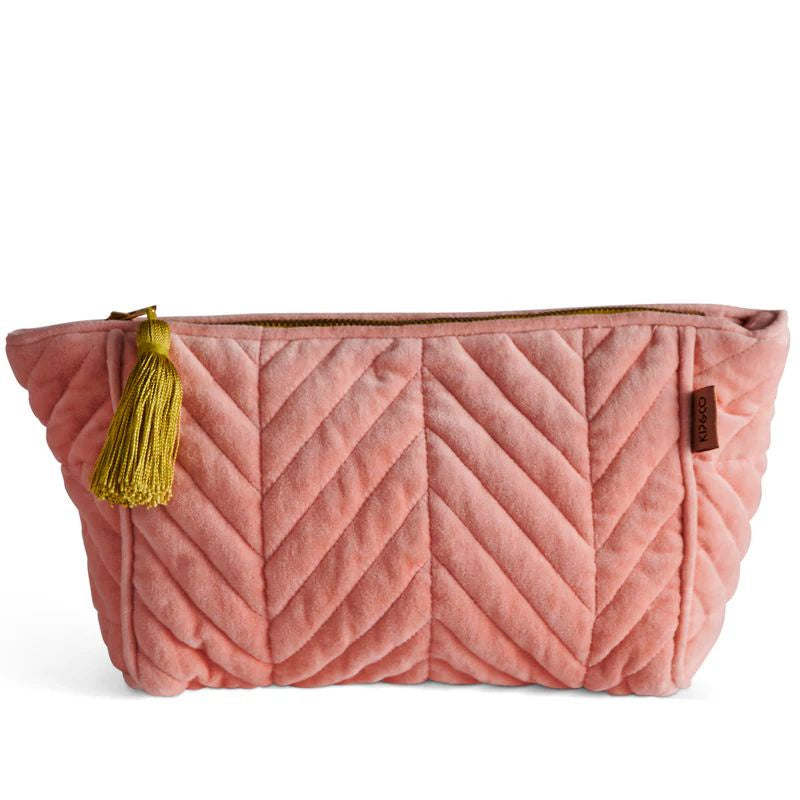 Kip & Co | Tuscan Sunset Velvet Toiletry Bag
