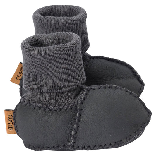 Kip & Co Dark Grey Baby Booties