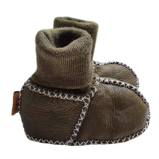 Kip & Co Zucchini Green Baby Booties