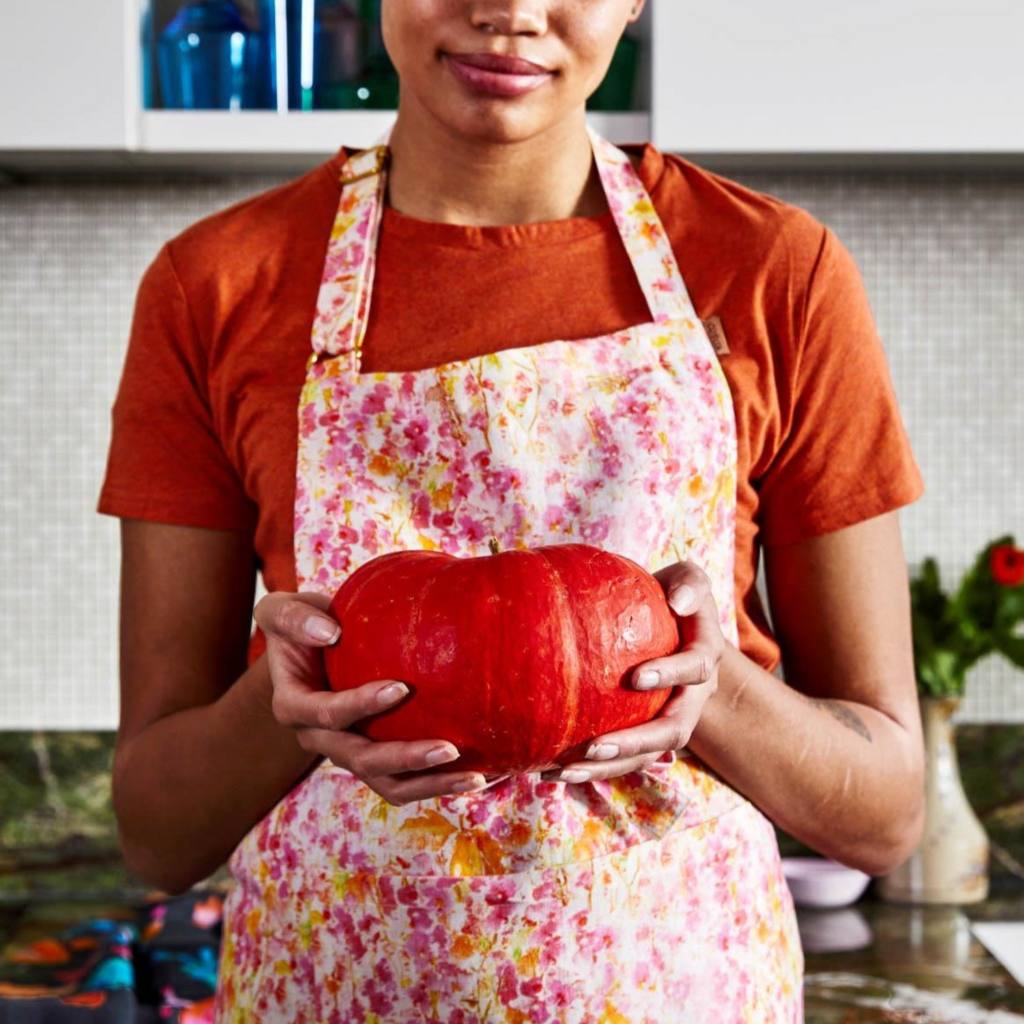 Kip & Co Budding Blossom Linen Apron One Size