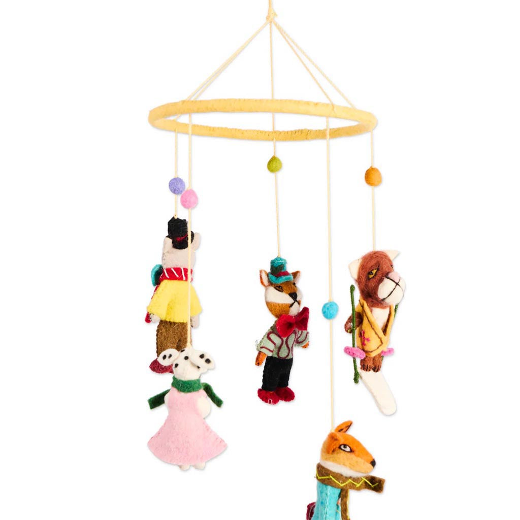 Kip & Co | Snow Fun Felted Wool Mobile