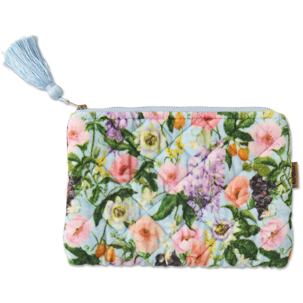 Kip &amp; Co | Spring In The Air Velvet Cosmetics Purse