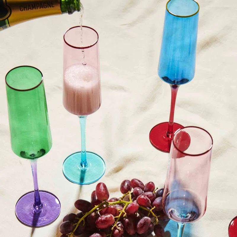 Kip & Co Jaded Champagne Glass 2P Set