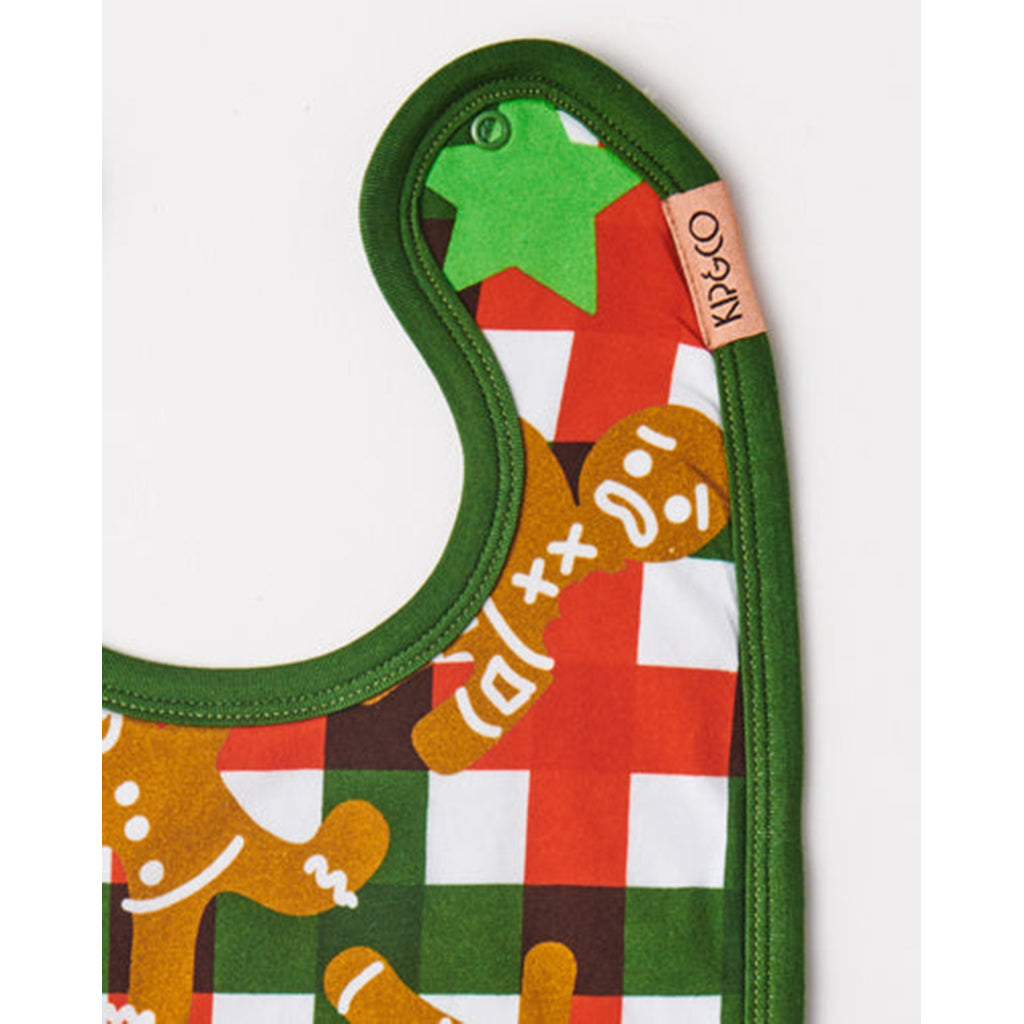 Kip & Co Gingerbread Organic Cotton Bib