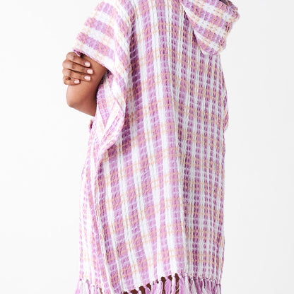 Kip & Co Hazy Days Kids Waffle Poncho Large